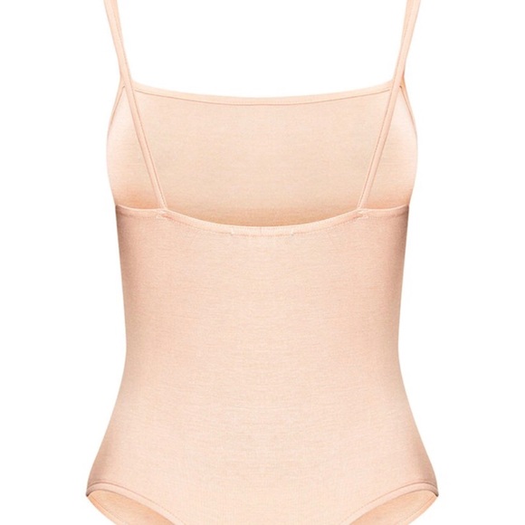 Nude Basic Square Neck Thong Bodysuit - Picture 3 of 5